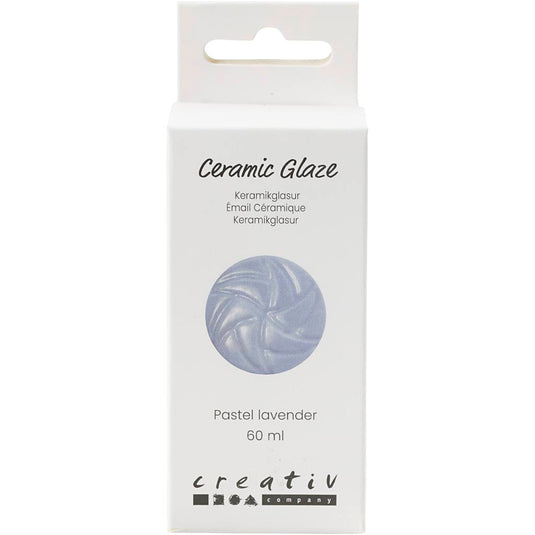 Creativ company keramiek glazuur 984-1101 c dekkend pastel lavender - 60ml