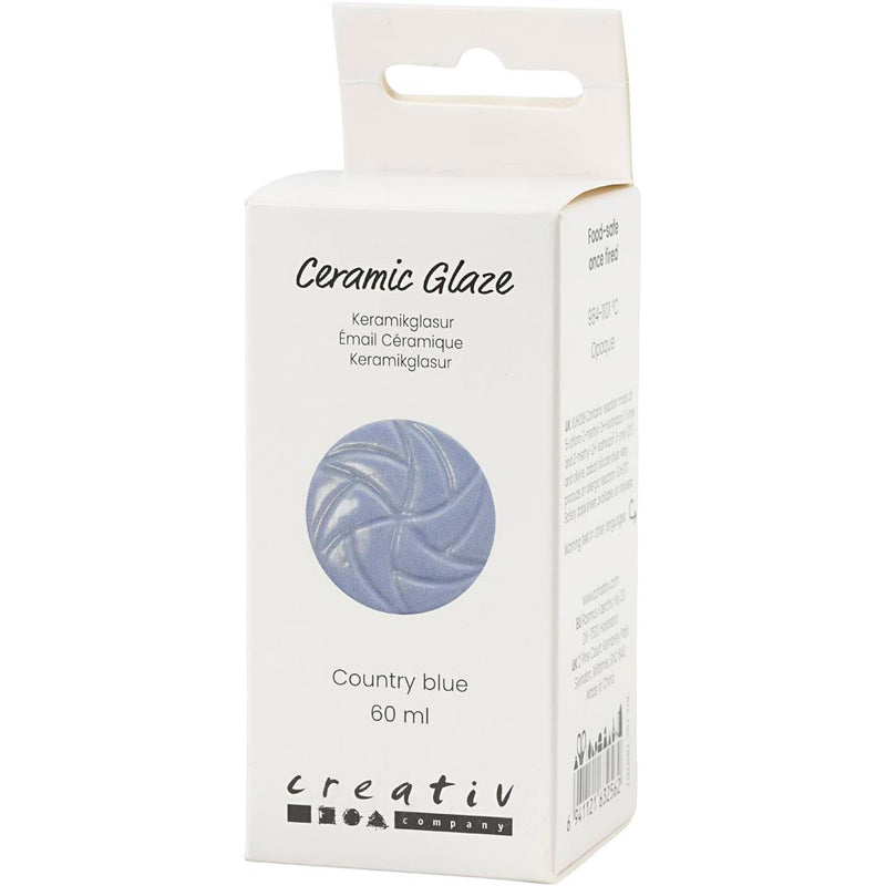 Load image into Gallery viewer, Creativ company keramiek glazuur 984-1101 c dekkend country blue - 60ml
