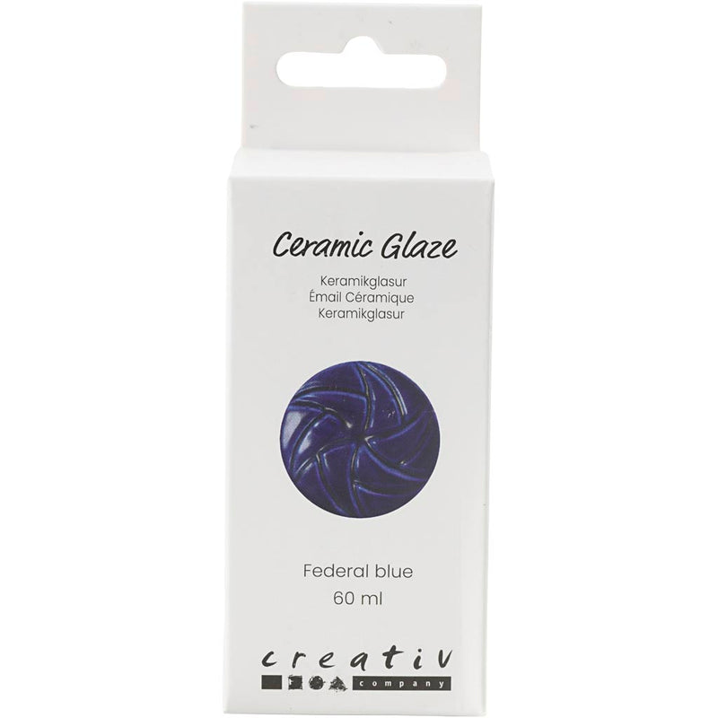 Load image into Gallery viewer, Creativ company keramiek glazuur 984-1101 c dekkend federal blue - 60ml
