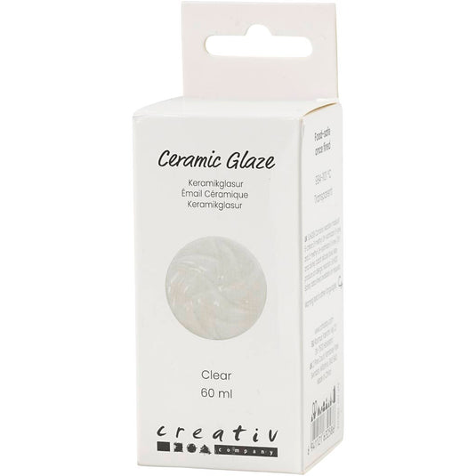 Creativ company keramiek glazuur 984-1101 c transparant helder - 60ml