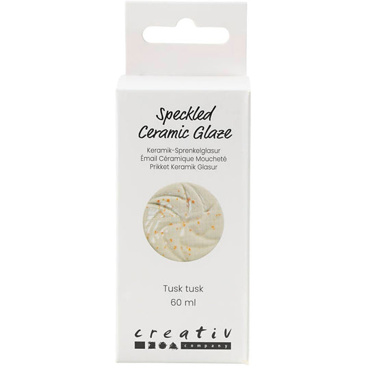 Creativ company https: www.cchobby.nl gespikkeld-keramiekglazuur-999-1060-c-dekkend-tusk-tusk-60-ml-1-doosje