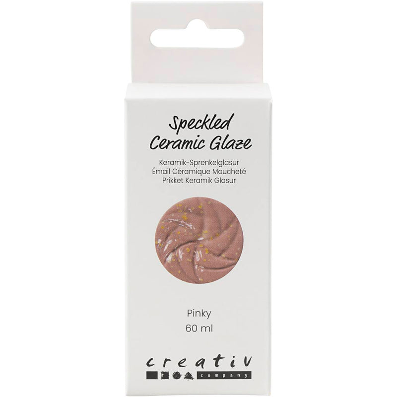 Load image into Gallery viewer, Creativ company https: www.cchobby.nl gespikkeld-keramiekglazuur-999-1060-c-dekkend-pinky-60-ml-1-doosje
