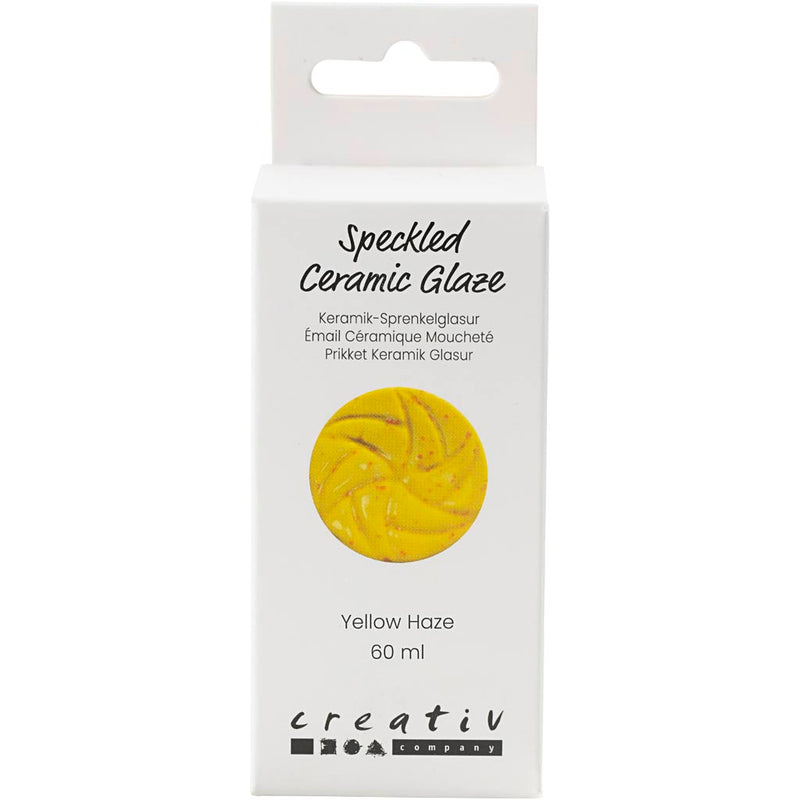 Load image into Gallery viewer, Creativ company https: www.cchobby.nl gespikkeld-keramiekglazuur-999-1060-c-dekkend-yellow-haze-60-ml-1-doosje
