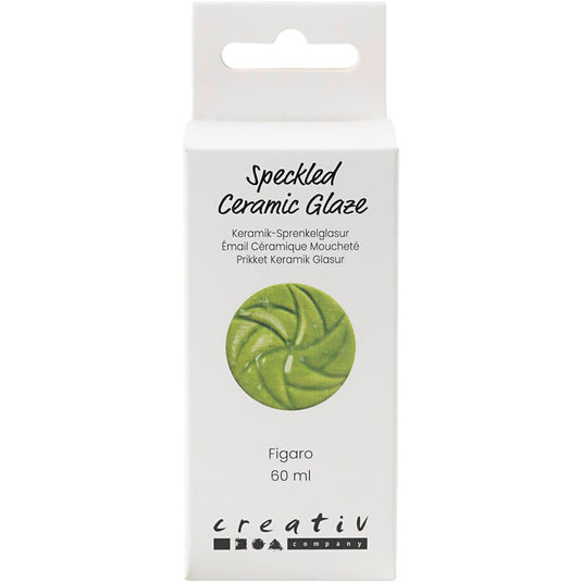 Creativ company gespikkeld keramiek glazuur 999-1060 c dekkend figaro - 60ml