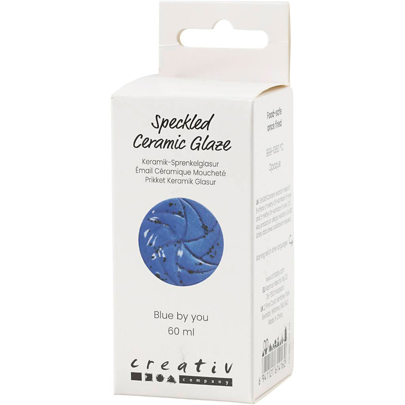 Load image into Gallery viewer, Creativ company https: www.cchobby.nl gespikkeld-keramiekglazuur-999-1060-c-dekkend-blue-by-you-60-ml-1-doosje
