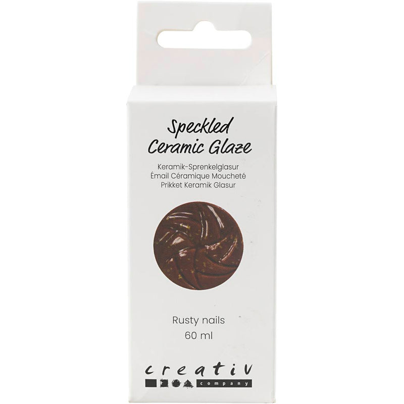 Load image into Gallery viewer, Http: www.cchobby.nl gespikkeld-keramiekglazuur-999-1060-c-dekkend-rusty-nails-60-ml-1-doosje
