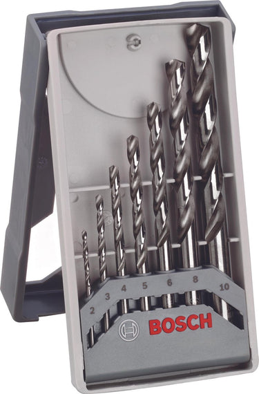Bosch mini x-line pro set met 7 hss-g metaalboren