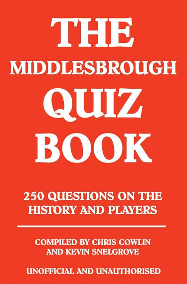 The middlesbrough quiz book