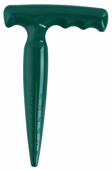 Kinzo dibber - pootstok voor zaaien en planten - plantgatmaker met 0-10 cm markering - tuingereedschap voor zaailingen en bloembollen