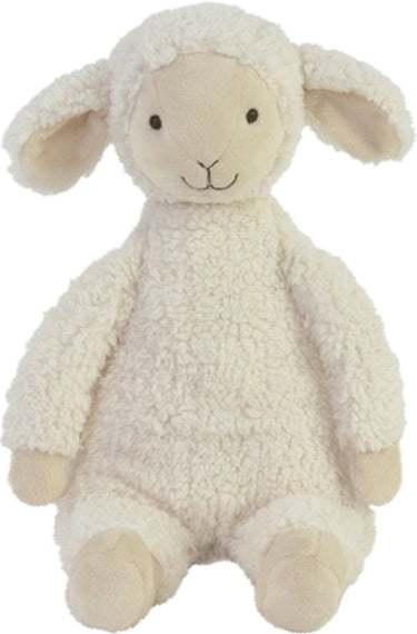 Happy horse lam leo knuffel 38cm - wit - baby knuffel
