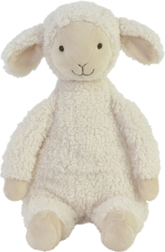 Happy horse lam leo knuffel 38cm - wit - baby knuffel
