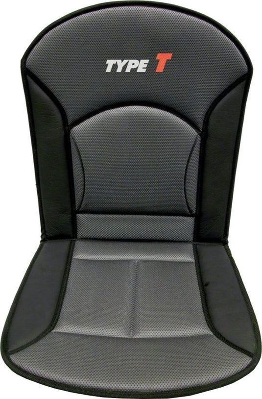 Carpoint stoelkussen type-t 90 x 45 cm zwart grijs