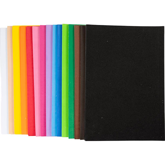 Creativ company eva foam vellen a4 zelfklevend, 30 vellen