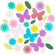 Creativ company https: www.cchobby.nl foam-stickers-vlinder-bloem-blad-zelfklevend-afm-9-43-mm-pastelkleuren-120-stuk-1-doos