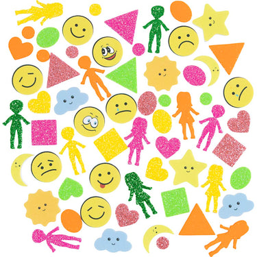 Creativ company https: www.cchobby.nl foam-stickers-geometrie-mensen-weer-smileys-zelfklevend-afm-10-40-mm-kleurrijk-175-stuk-1-doos