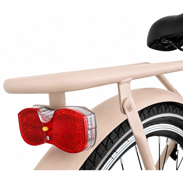 Load image into Gallery viewer, Kyoso kinderfiets blossom mocha 24 inch met remnaaf - mat taupe roze

