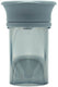 Difrax 360°beker drinkbeker - 250 ml - 9+ maanden - grijs - 1 stuk