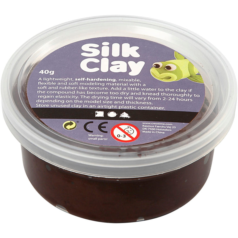 Load image into Gallery viewer, Silk clay https: www.cchobby.nl silk-clayr-bruin-40-gr-1-doosje
