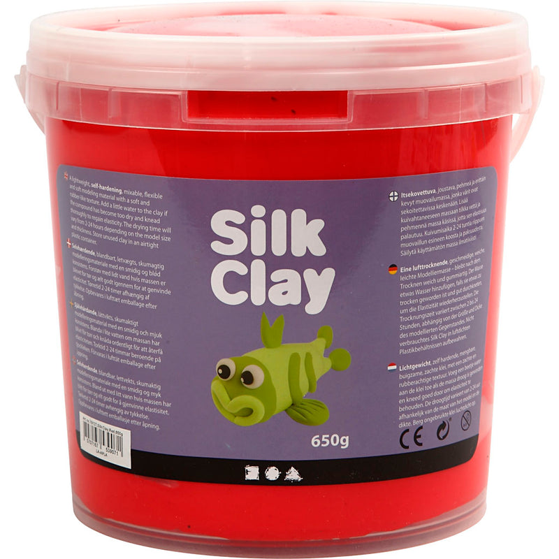 Load image into Gallery viewer, Https: www.cchobby.nl silk-clayr-rood-650-gr-1-emmer
