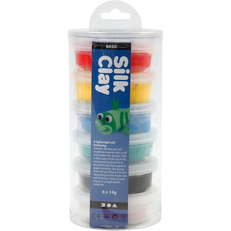 Load image into Gallery viewer, Silk clay https: www.cchobby.nl silk-clayr-standaardkleuren-6x14-gr-1-doos

