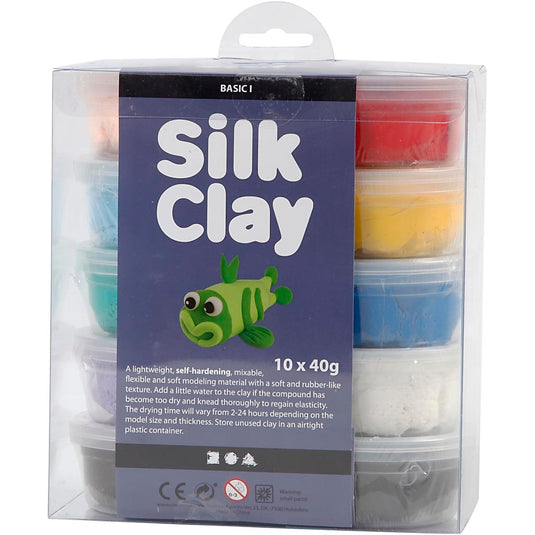 Silk clay https: www.cchobby.nl silk-clayr-basic-1-diverse-kleuren-10x40-gr-1-doos