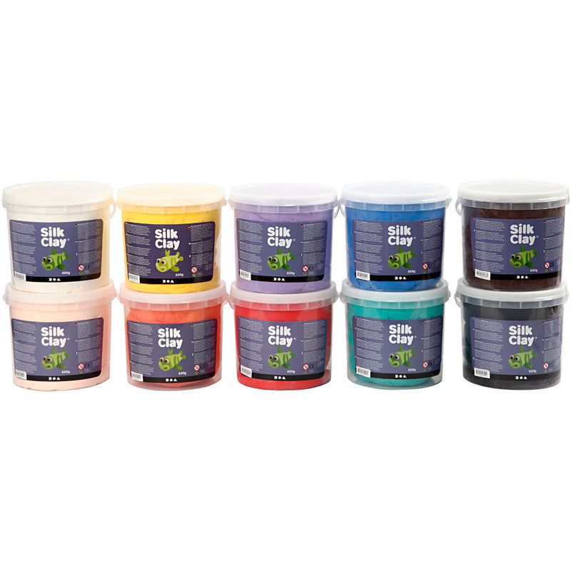 Afbeelding laden in galerijviewer, Https: www.cchobby.nl silk-clayr-diverse-kleuren-10x650-gr-1-doos
