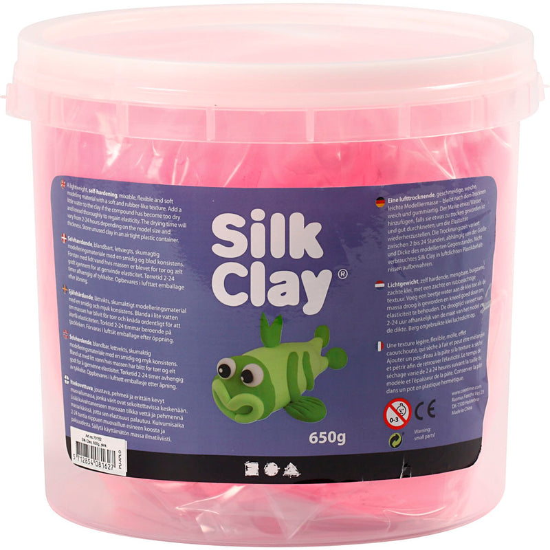 Afbeelding laden in galerijviewer, Https: www.cchobby.nl silk-clayr-roze-650-gr-1-emmer

