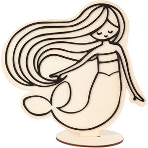 Creativ company http: www.cchobby.nl figuur-om-te-decoreren-zeemeermin-h-18-cm-1-stuk