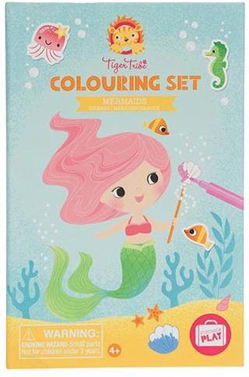 Afbeelding laden in galerijviewer, Tiger tribe kleurset zeemeerminnen mermaid |
