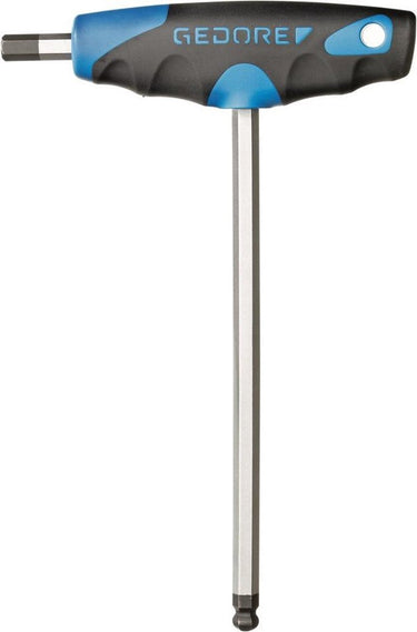 Gedore dt 2142 haakse inbussleutel met 2c-t-greep - 3mm