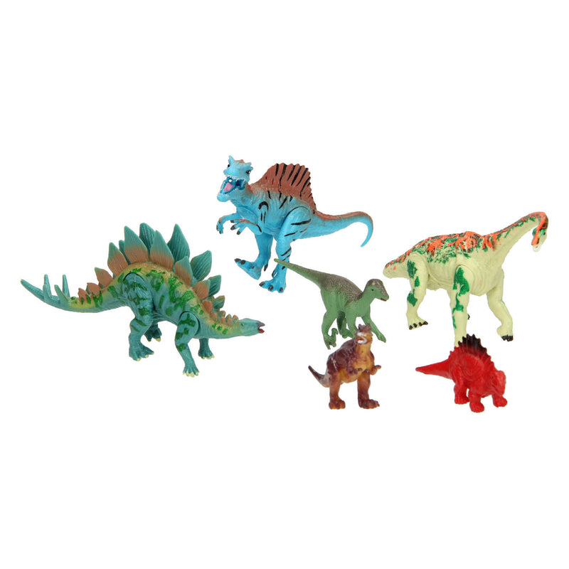 Load image into Gallery viewer, Luxe dino speelset, 6dlg.
