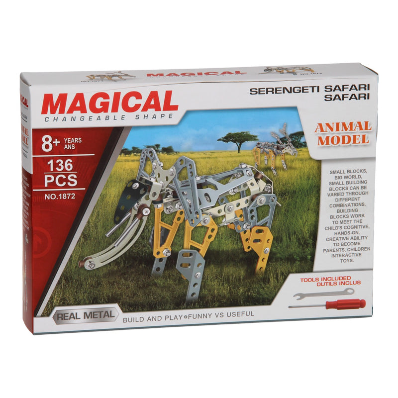 Load image into Gallery viewer, Albatros hengelsport constructieset metaal olifant, 136dlg.
