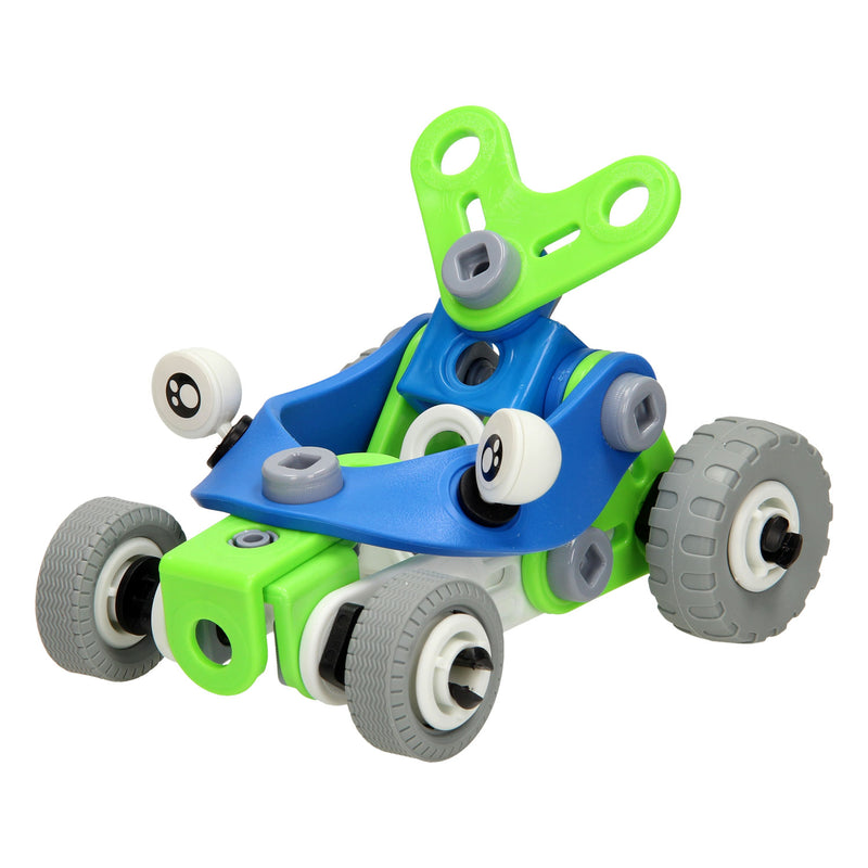 Load image into Gallery viewer, Bouw- en speelset racewagens 2in1, 52dlg.
