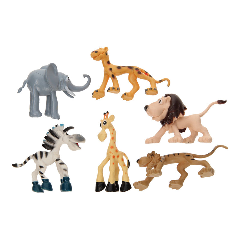 Load image into Gallery viewer, Guitige Wilde Dieren Speelset 6dlg.

