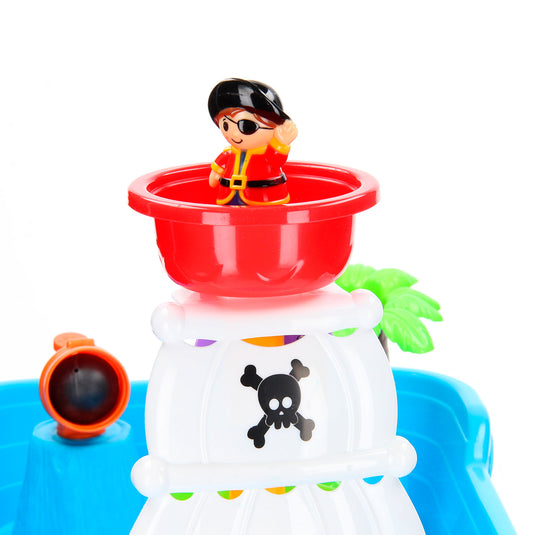Zand- en waterspeelset piratenboot