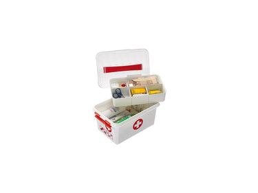 Sunware q-line eerste hulp box 6 liter wit rood 30x20x14cm