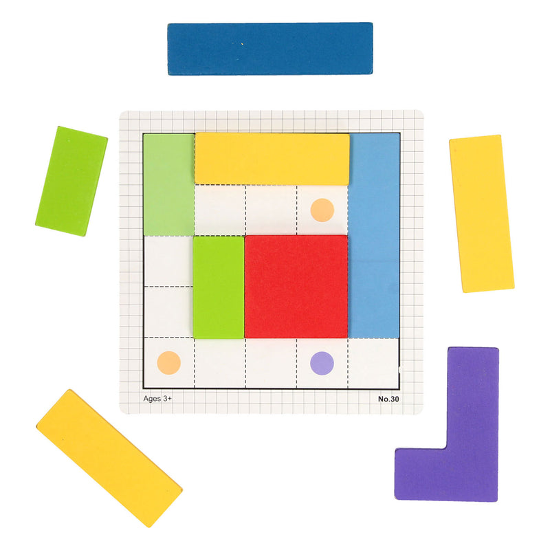Load image into Gallery viewer, Lobbes speelgoed bv iq puzzel hout
