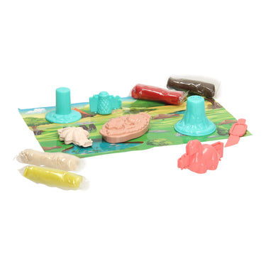 Lobbes speelgoed bv lobbes kleisetje dino's - klei speelgoed voor kinderen - 4 kleuren.