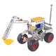 Metalen constructieset graafmachine