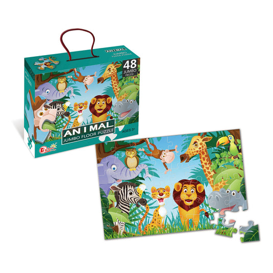 Kinder legpuzzel safari. 48st.
