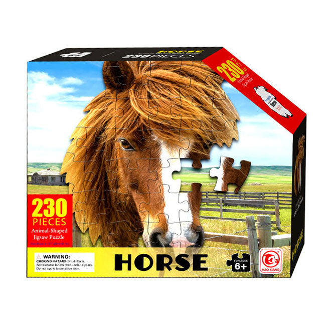 Load image into Gallery viewer, Shape puzzel paard, 320st.
