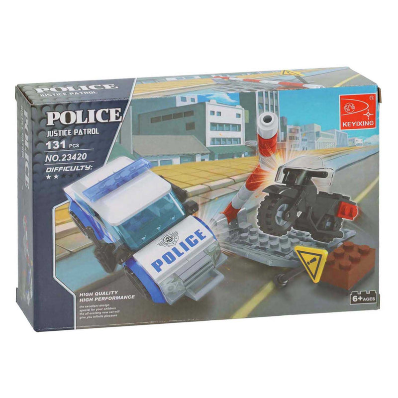 Load image into Gallery viewer, Lobbes speelgoed bv lobbes bouwset politie roadblock - constructiespeelgoed 127-delig.
