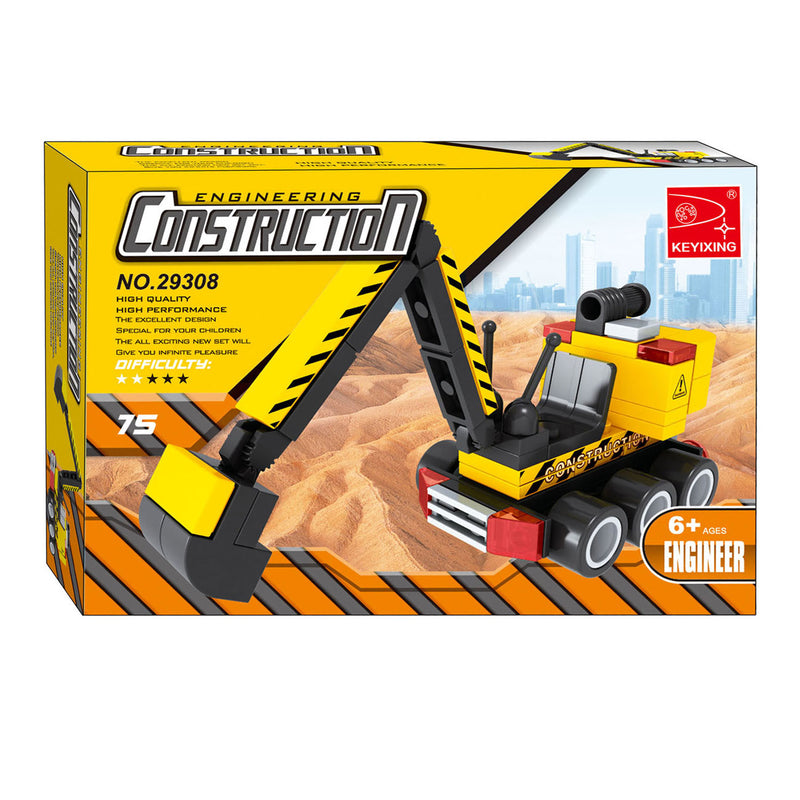 Afbeelding laden in galerijviewer, Bouwset constructie graafmachine - 75dlg.
