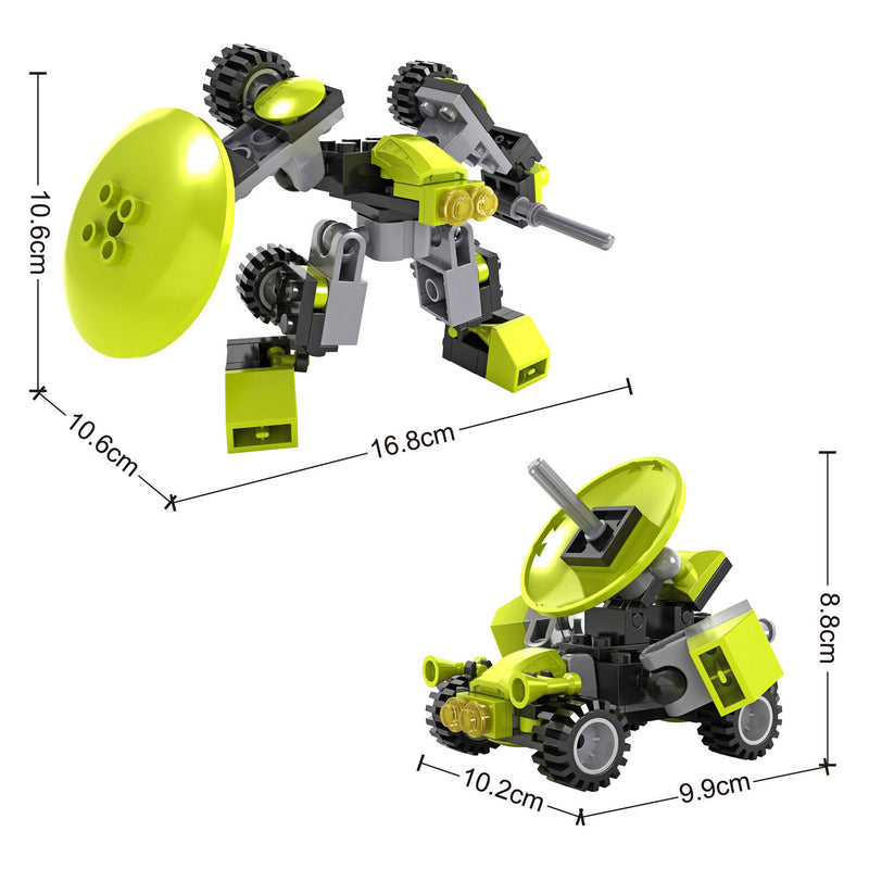 Load image into Gallery viewer, Lobbes speelgoed bv lobbes bouwset robot speelgoed - transformeer ruimtewagen 90-delig.
