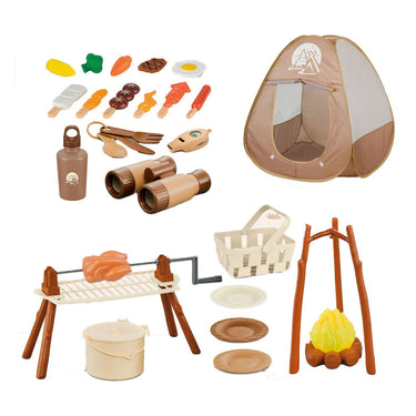 Kampeerset tent speelset, 34dlg.