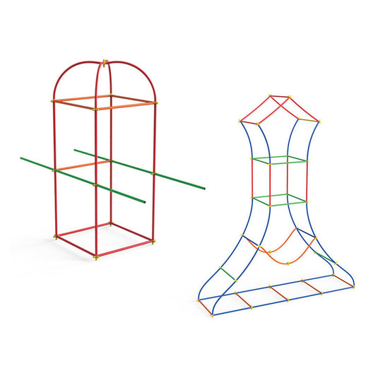 Bouwrietjes in zak, 100dlg.