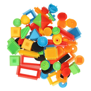 Bloko bristle bouwblokken, 80dlg.