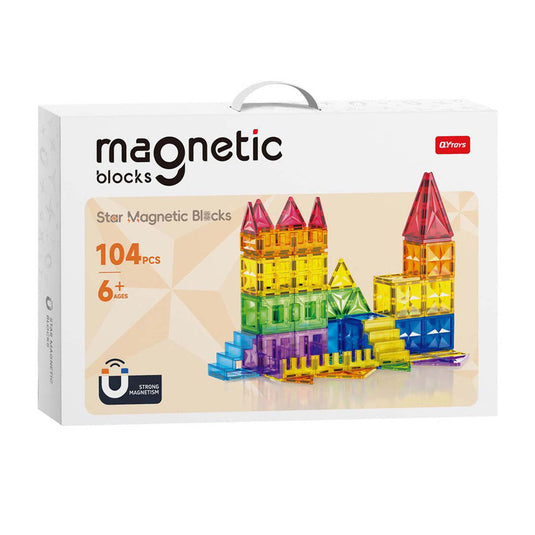 Magnetische bouwset - 104dlg.