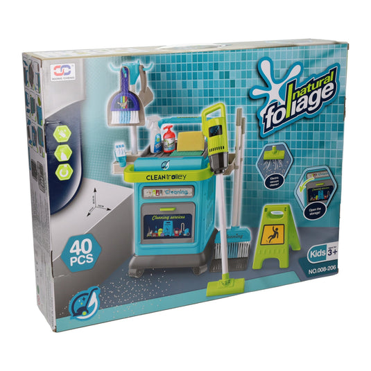 Albatros hengelsport schoonmaak trolley complete set - 40dlg.