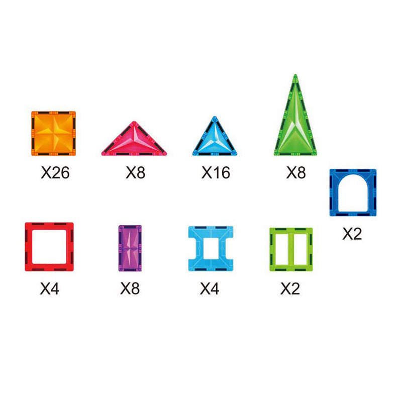 Load image into Gallery viewer, Magnetische bouwset - 78dlg.
